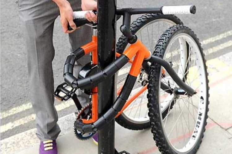 انعطاف پذیری دوچرخه ها طرحی جالب برای امنیت دوچرخه ها